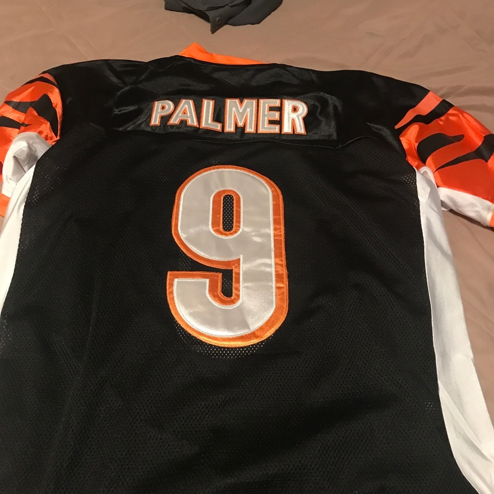 Reebok official team captain Carson Palmer number 9